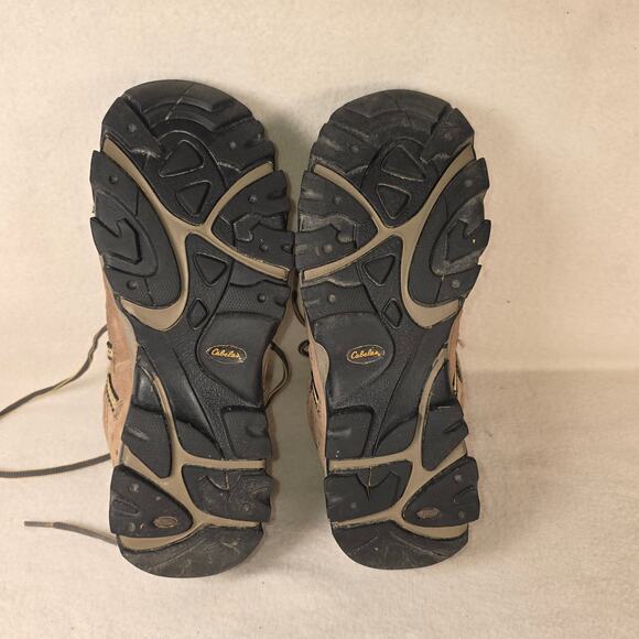 Cabelas Mens Size 8M Mid Hiking Shoes Tan/Brown  Dry-Plus Lace Up 84-1187 - Picture 11 of 11